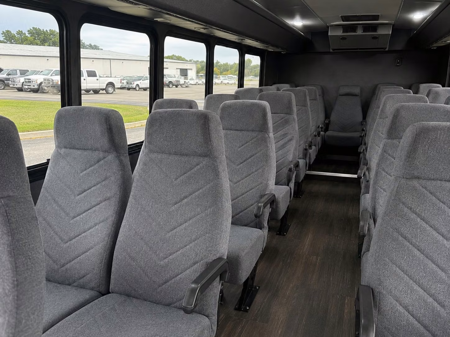 15 passenger minibus interior