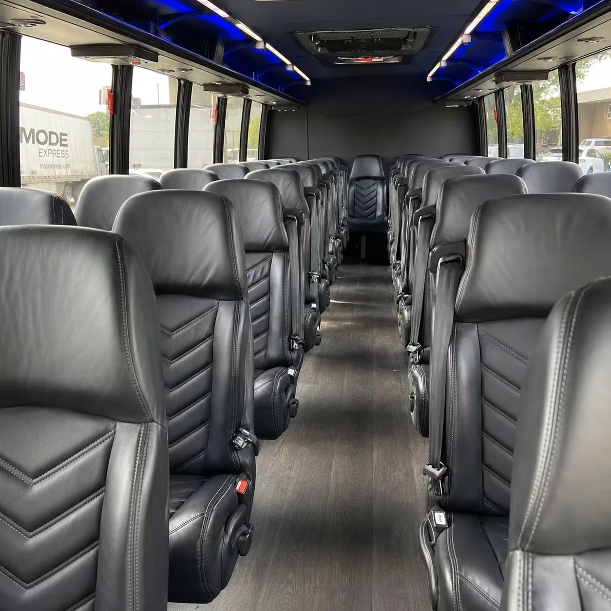 25 passenger minibus inside